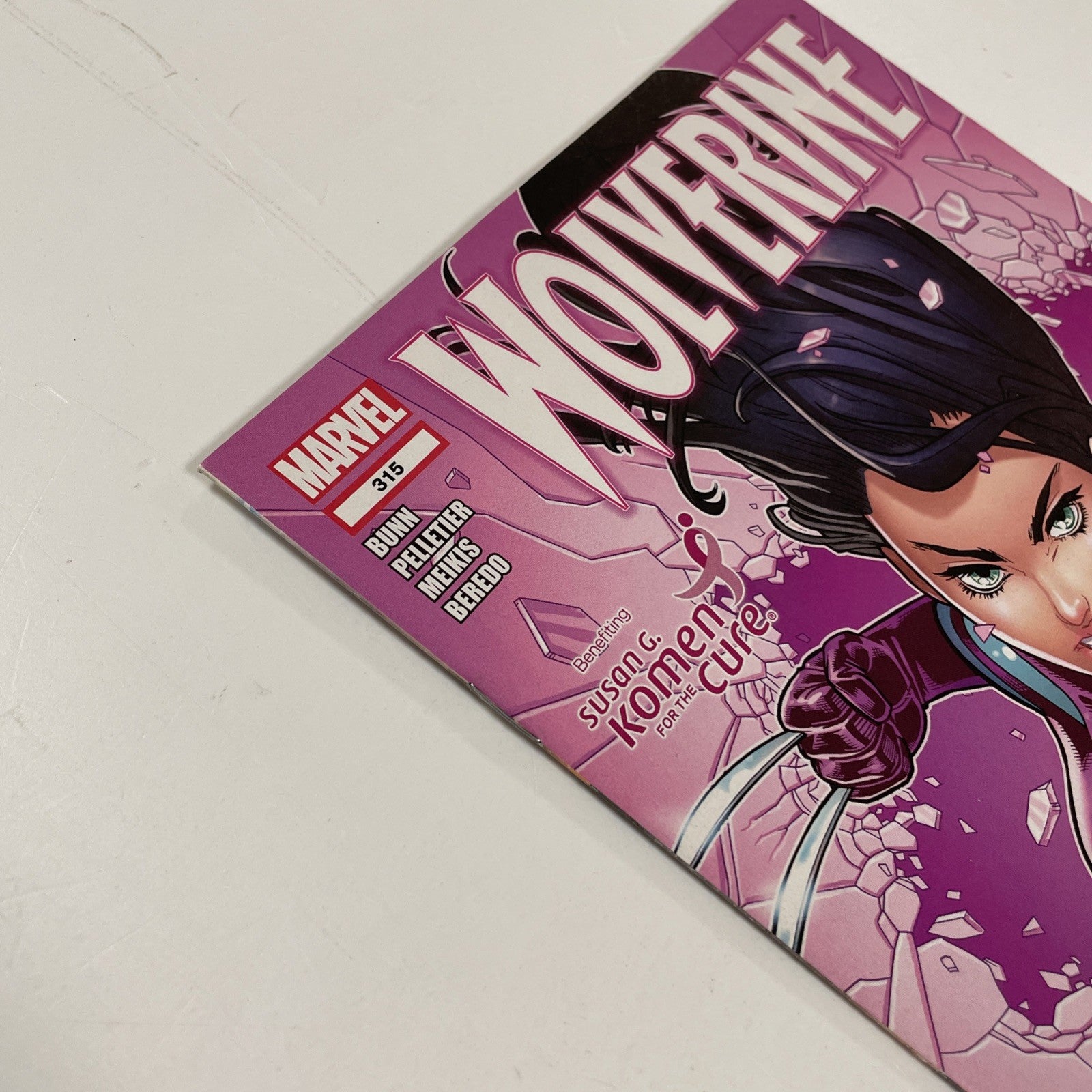 Wolverine #315 2012 NM Susan G Komen Cure Cancer Variant5