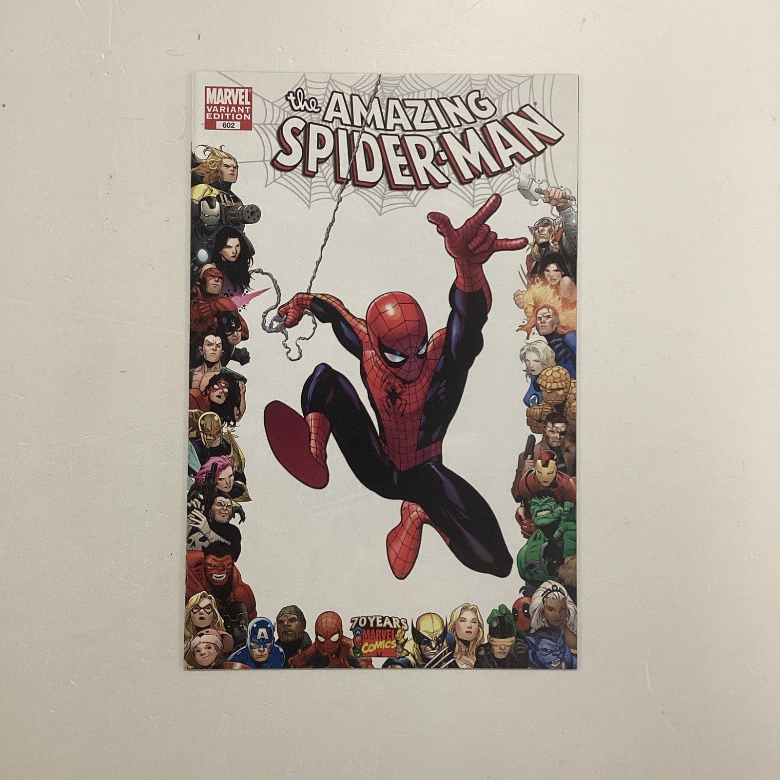 Amazing Spider-man #602 2009 VF/NM Mckone 70th Anniversary Variant0