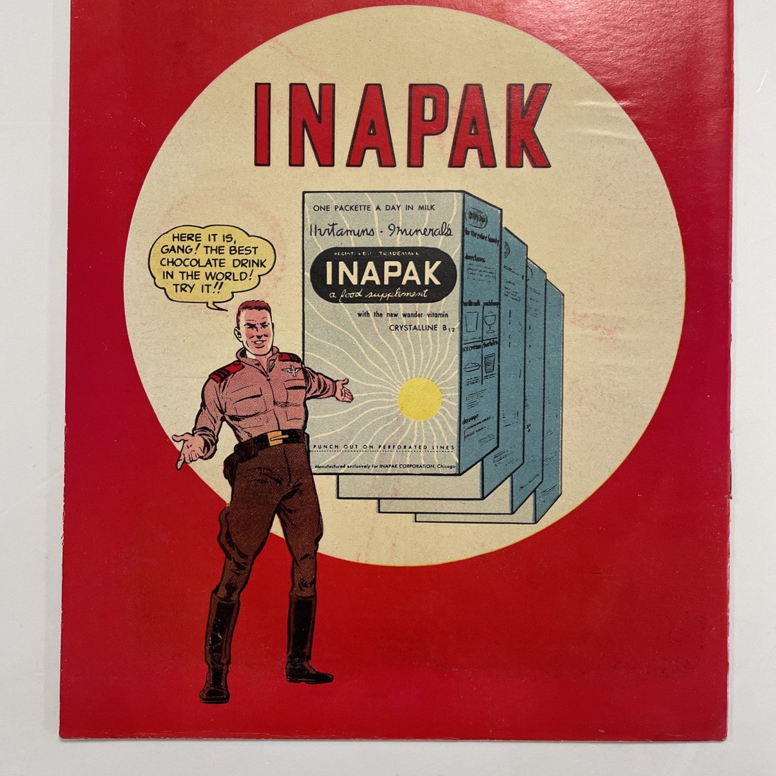 Major Inapak The Space Ace #1 1951 VG Golden Age6