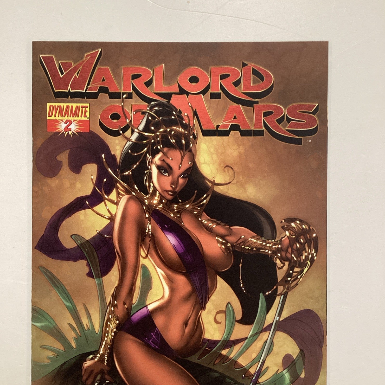 Warlord Of Mars #2 2010 VF J. Scott Campbell Variant Cover1