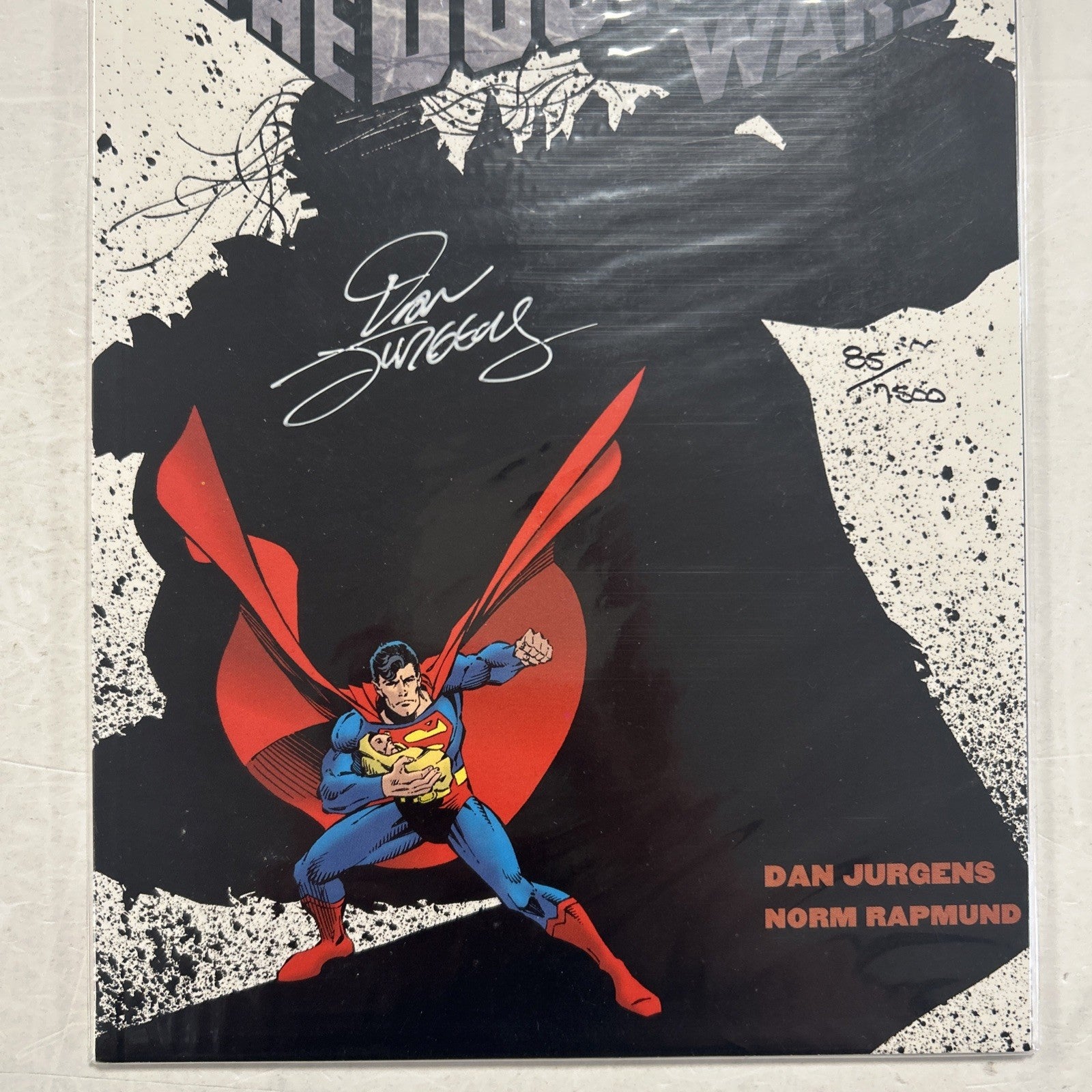 Superman Doomsday Wars Book 1 1998 Signed By Dan Jurgens 85/75002
