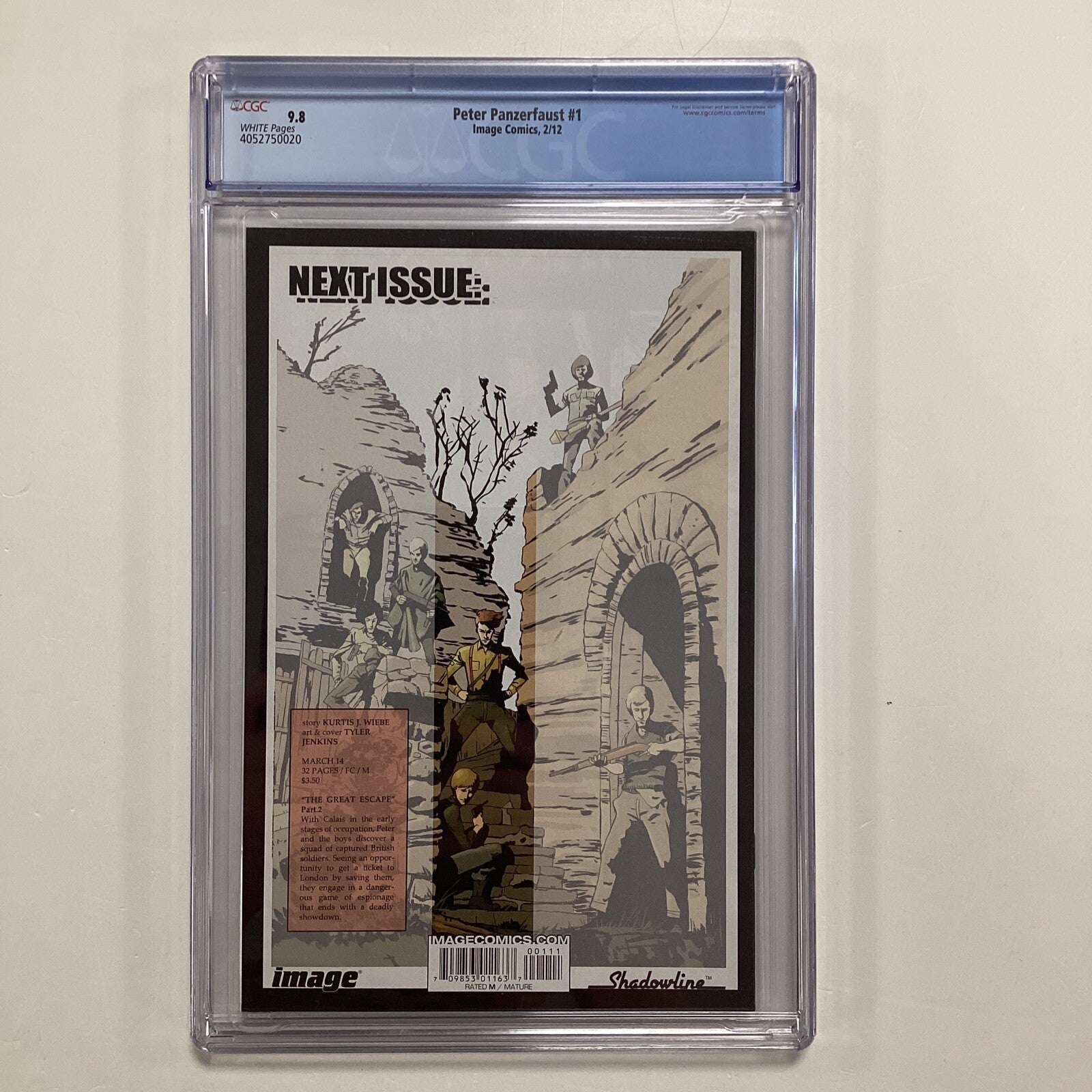 Peter Panzerfaust #1 2012 CGC 9.8 White Pages7