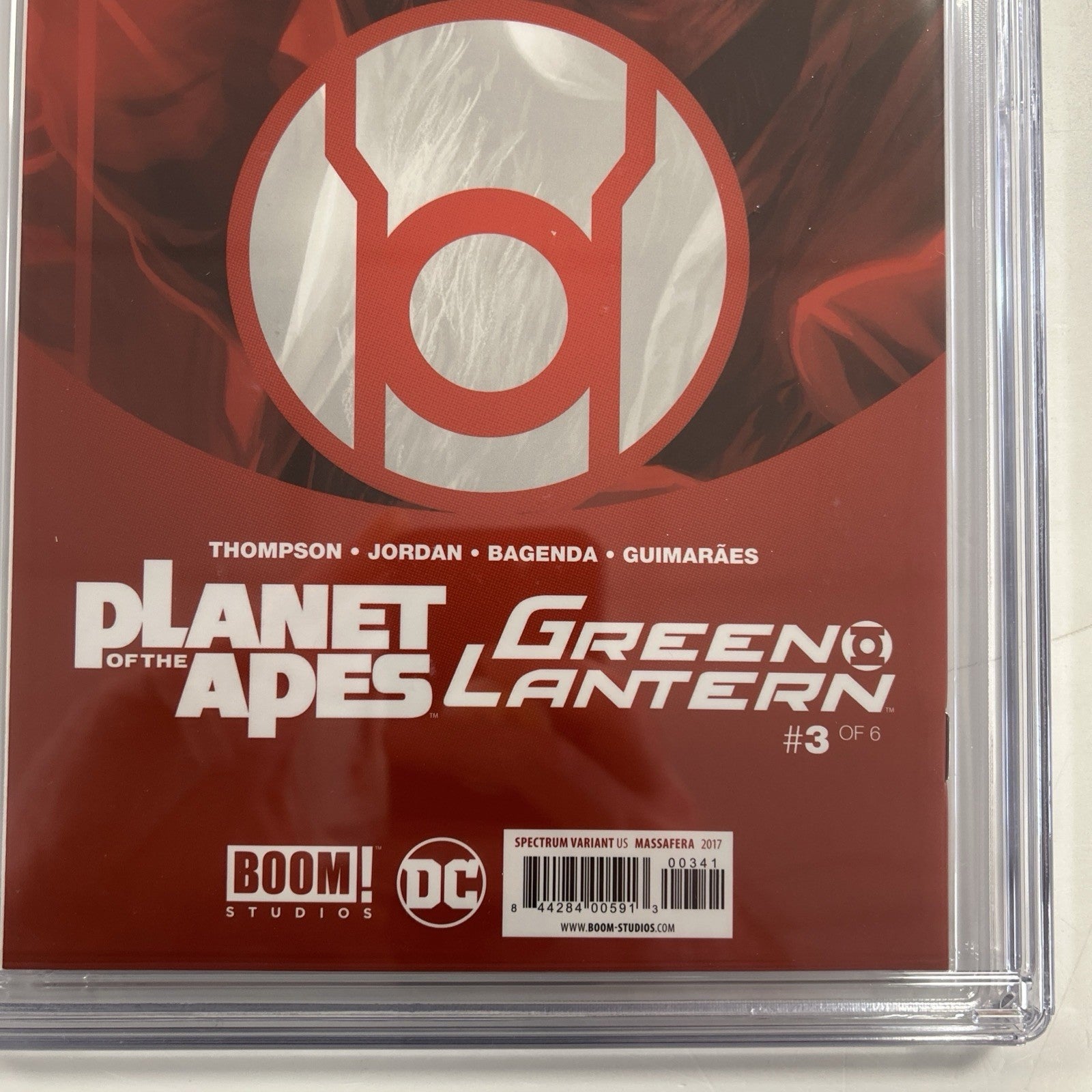 Planet of the Apes/Green Lantern #3 2017 CGC 9.8  Massafera 1:40 Virgin Variant15