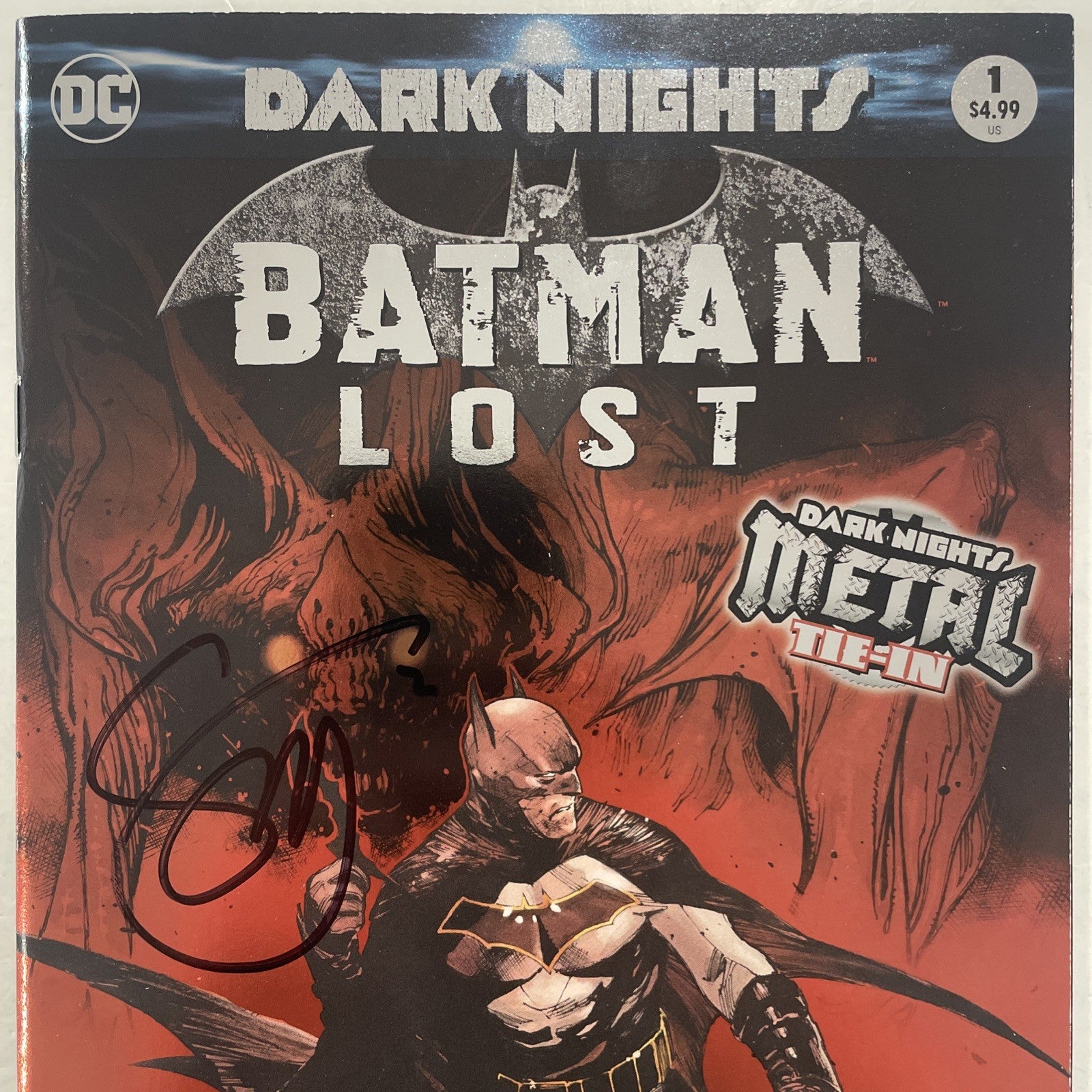 Dark Knights Batman Lost #1 2018 NM Signed Scott Snyder & Jorge Jimenez1