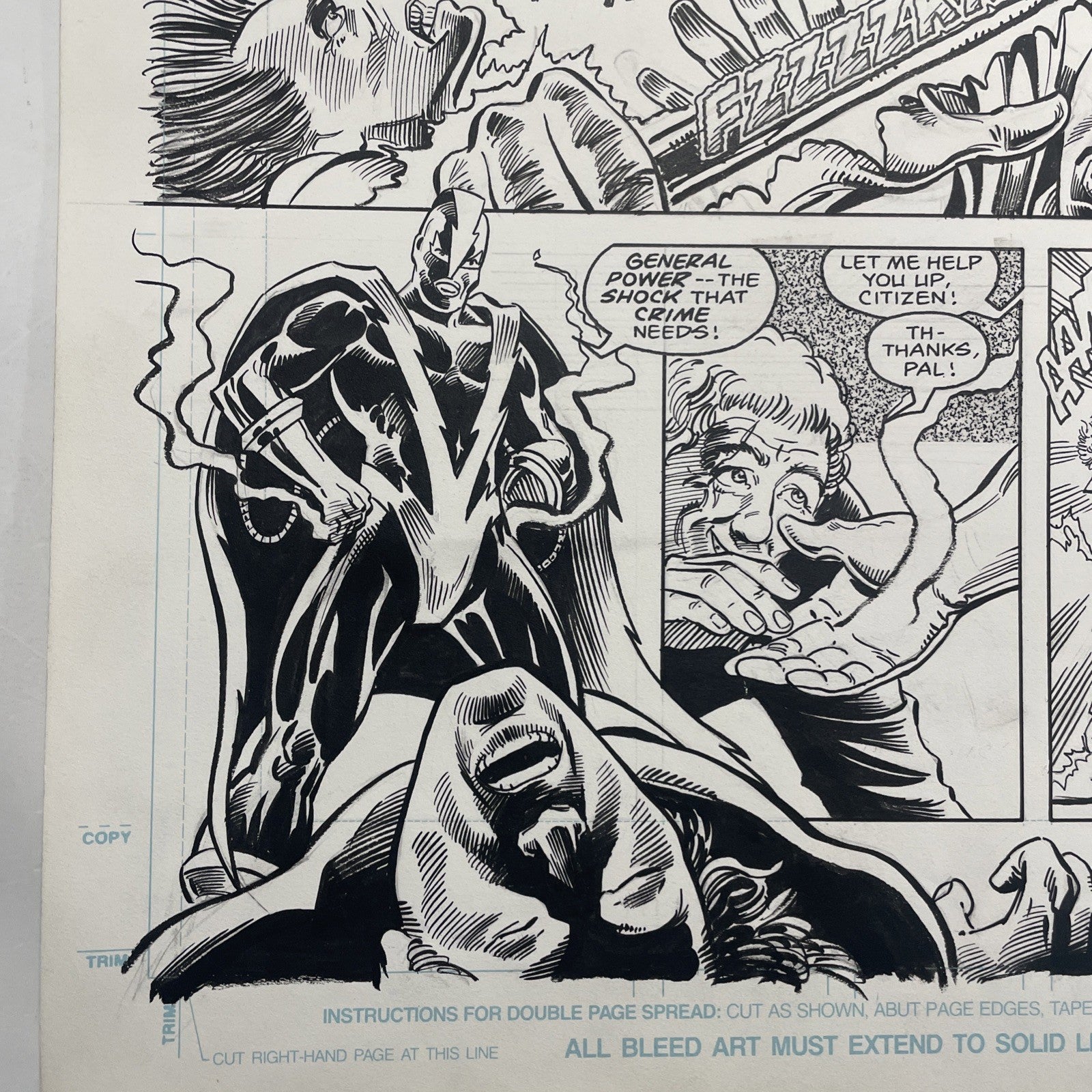 Lee Sullivan Original Art for Marvel's Robocop #9 Page 2 19907