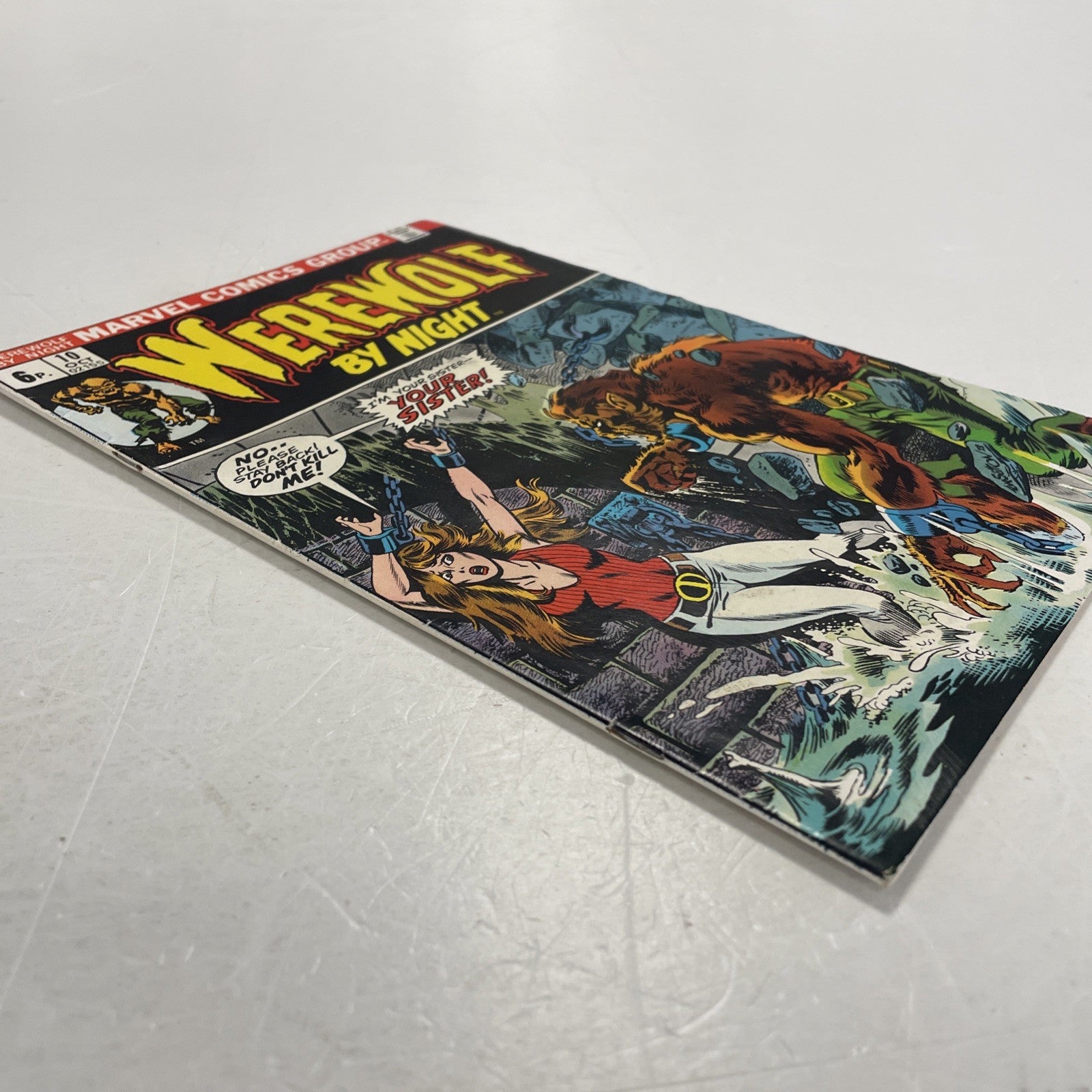 Werewolf By Night #10 1973 FN+ 1st Appearance of Sarnak Pence Copy3