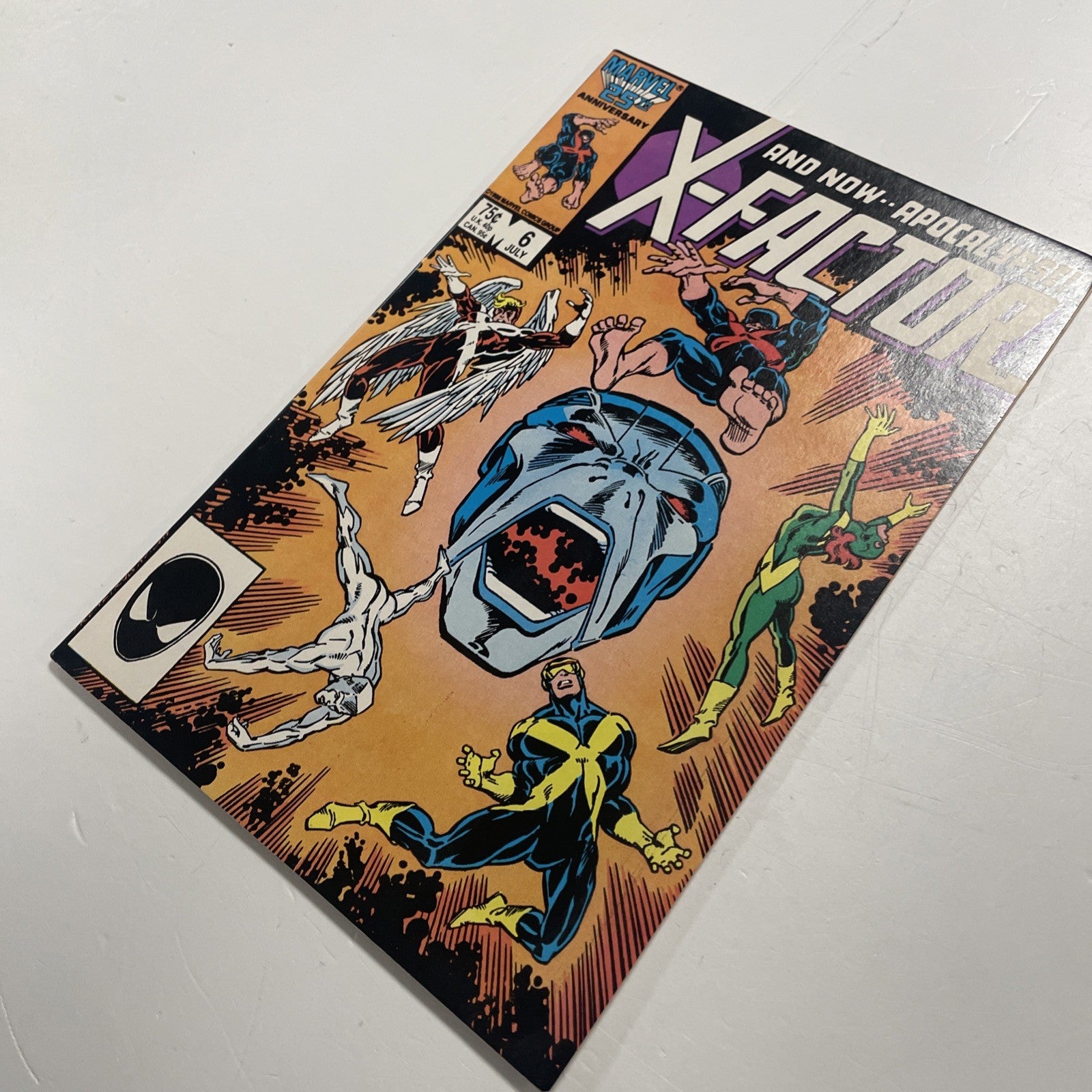 X-factor #6 1986 FN/VF 1st Full Appearance of Apocalypse (3)6