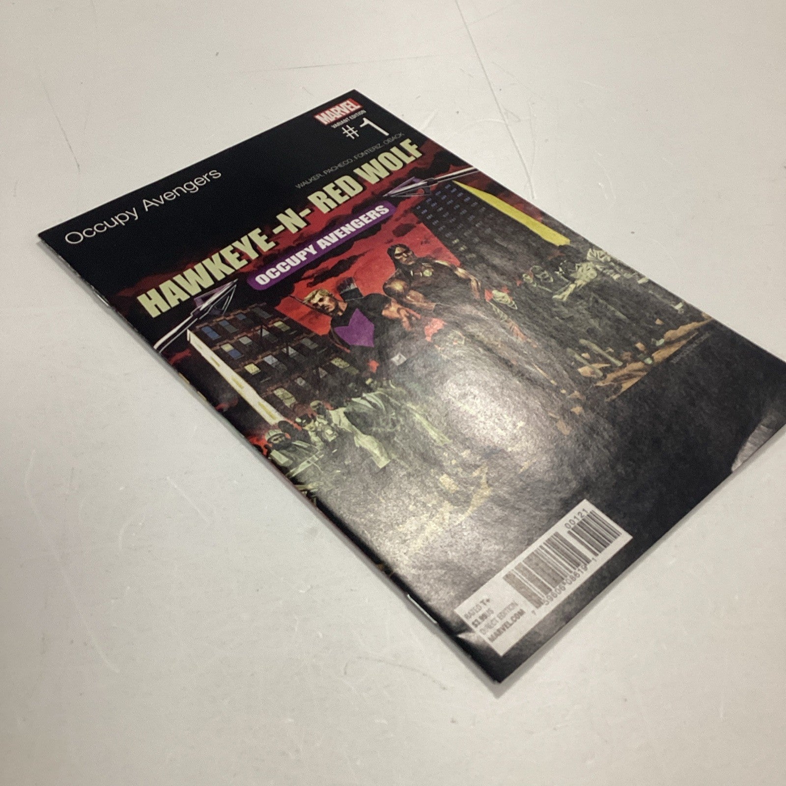 Occupy Avengers #1 2016 VF/NM Marco D'alfonso Hip-Hop Capone Noreaga War Report3
