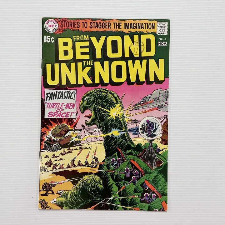 From Beyond The Unknown #1 FN+ 1969 Pence Stamp