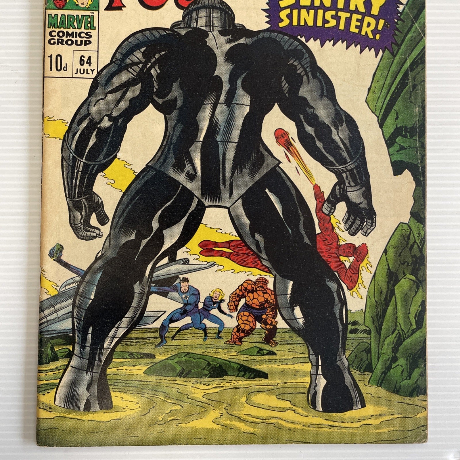 Fantastic Four #64 1967 VG/FN Pence Copy **Water stain on rear2