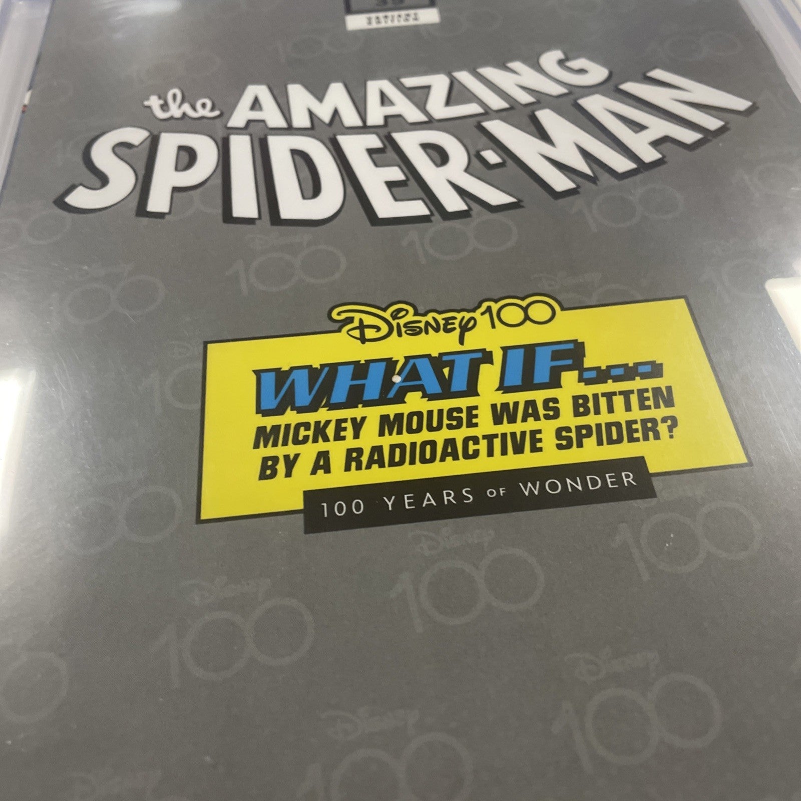 Amazing Spider-man #35 2023 CGC 9.6 Sciarrone 1:100 Disney 100 Mickey Sketch....11