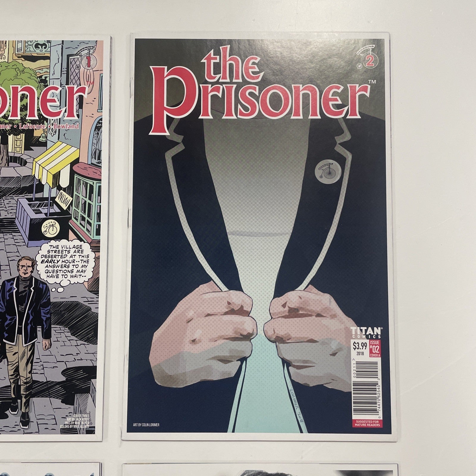 The Prisoner #1-4 2018 Complete Set 1st Print Titan Comics **4  Cover Variant**2