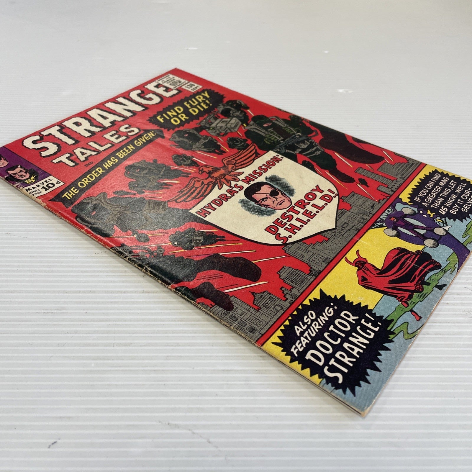 Strange Tales #136 1965 VG 2nd Appearance Nick Fury Pence Copy3