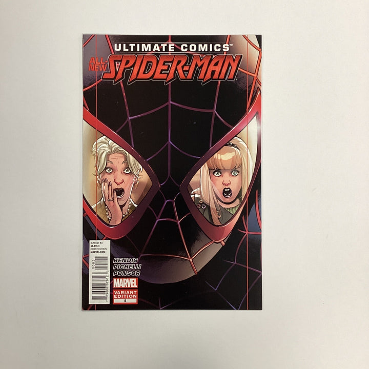 Ultimate Comics All-New Spider-Man #8 2012 VF+ 1:25 Sara Pichelli Variant0