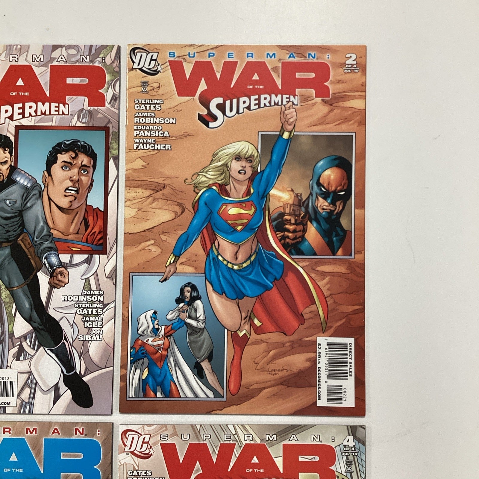 Superman: War Of The Supermen #1-4 2010 NM All Variant Covers Complete Set2