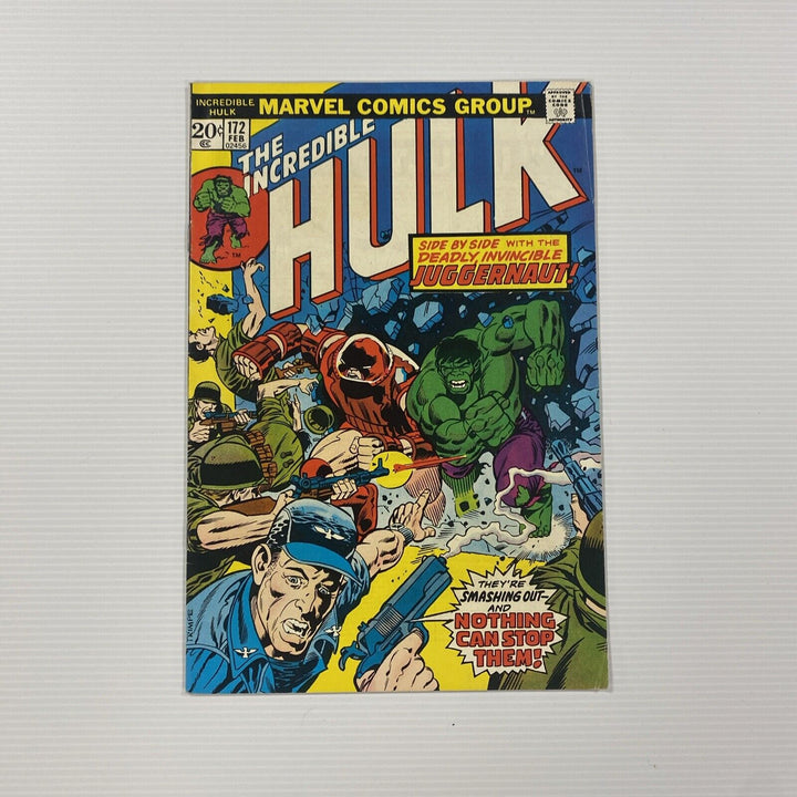 Incredible Hulk #172 1974 FN Juggernaut Cameo Cent Copy