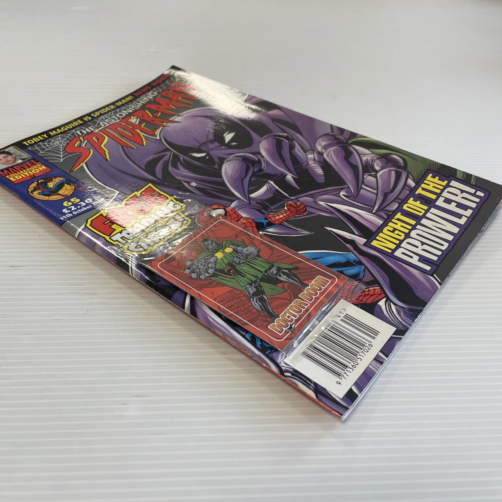 Astonishing Spider-Man #65 2000 VF- UK Marvel Panini Inc. Free Gift Card3