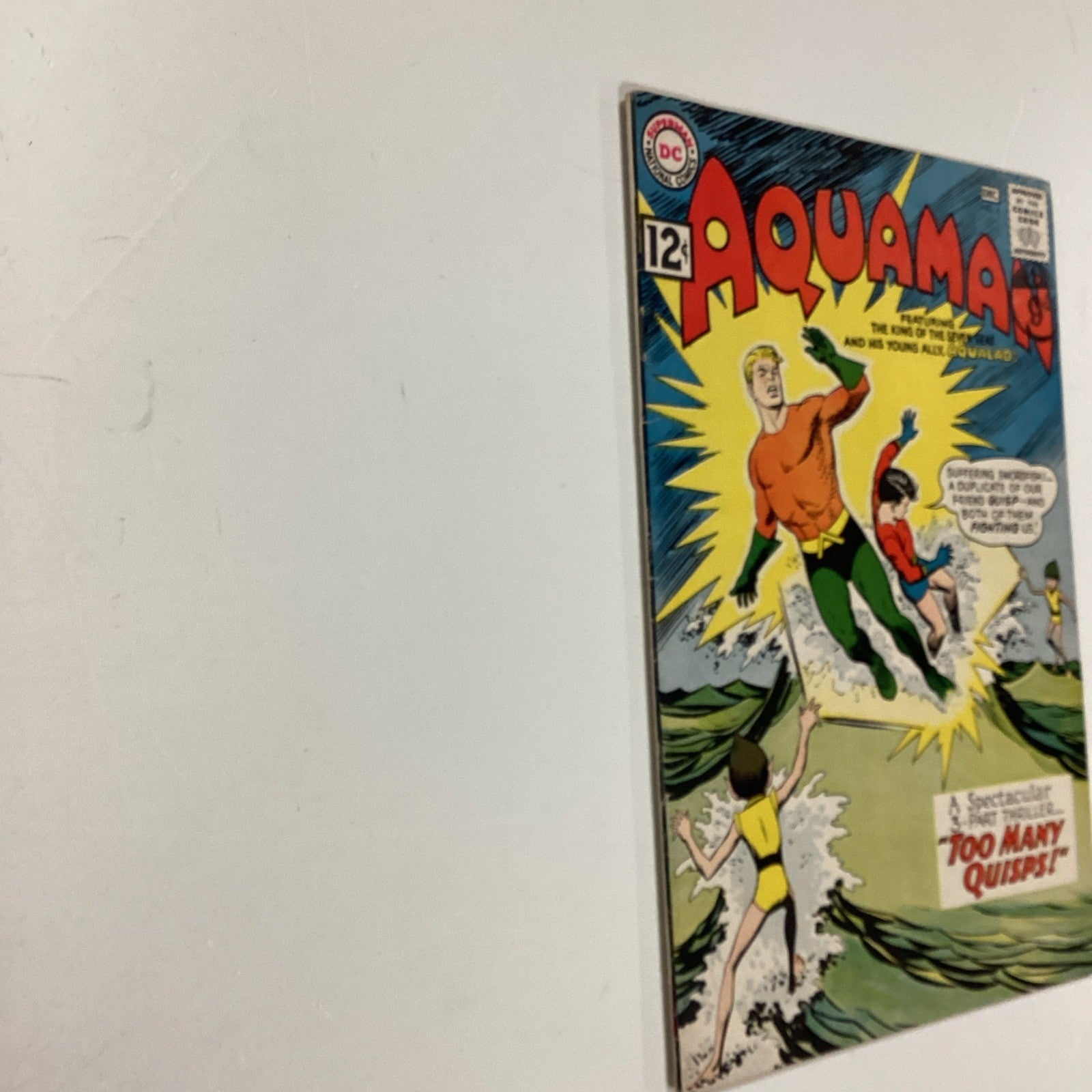 Aquaman #6 1962 VG- Pence Stamp **tear in rear cover repaired with tape on the i3