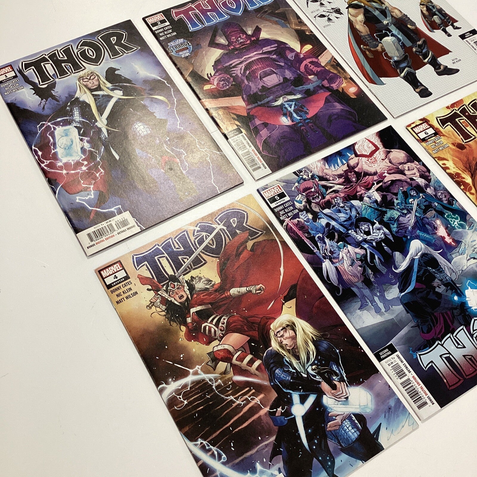 Thor #1-6 2020 VF/NM 1st App Black Winter, Black Infinity Gauntlet & More7