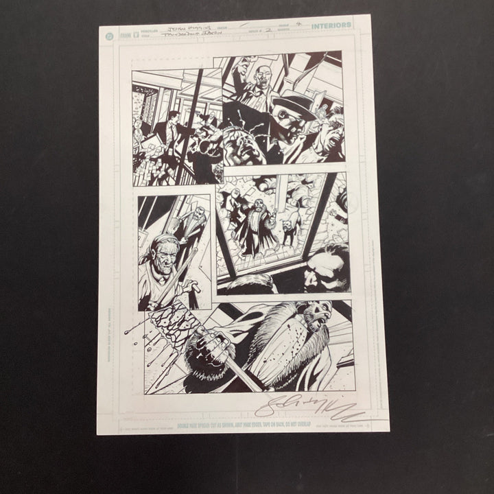 Original Artwork for Thunderbolt Jaxon #2 Page 4 By John Higgins 20060