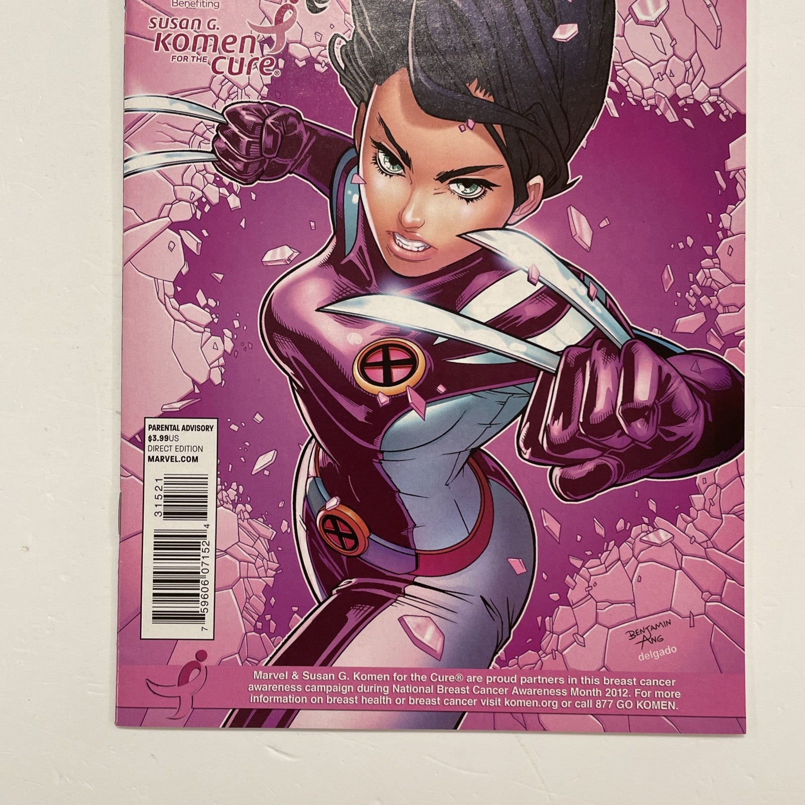 Wolverine #315 2012 NM Susan G Komen Cure Cancer Variant2