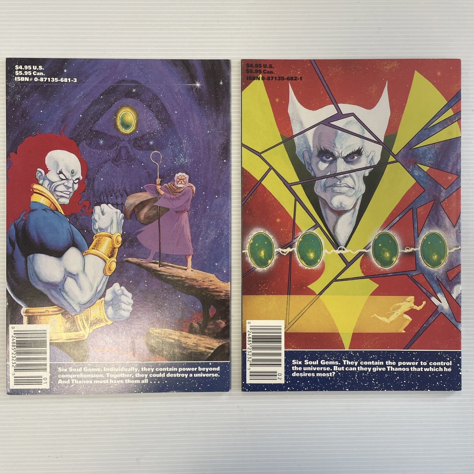 Thanos Quest #1 #2 1990 VF/NM Complete Set Starlin Ron Lim4