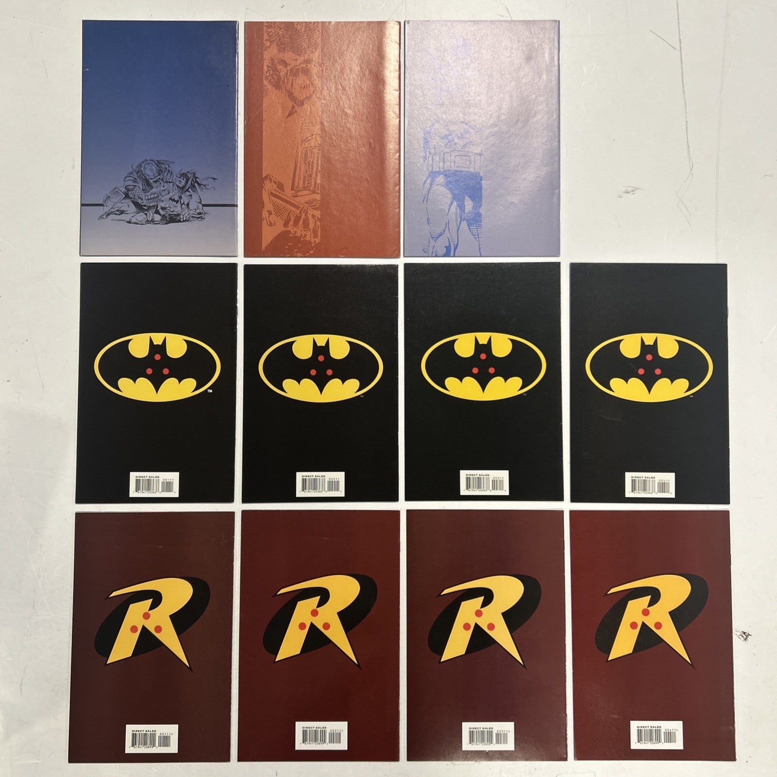 Batman vs Predator I, II & III 1991 Mid Grades Complete Set x312
