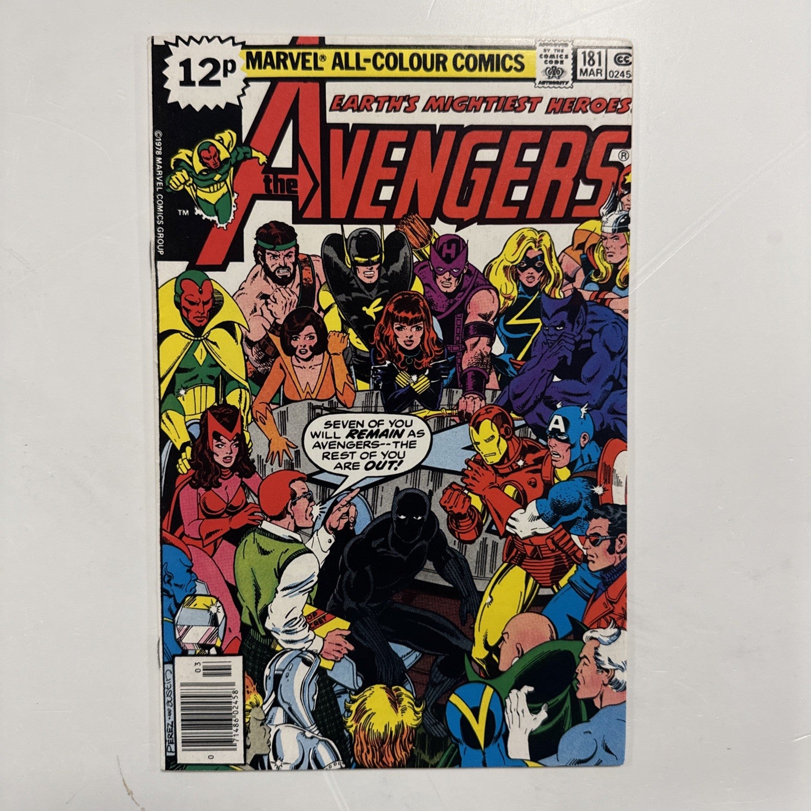 Avengers #181 1979 VF 1st Appearance of Scott Lang Pence Copy0