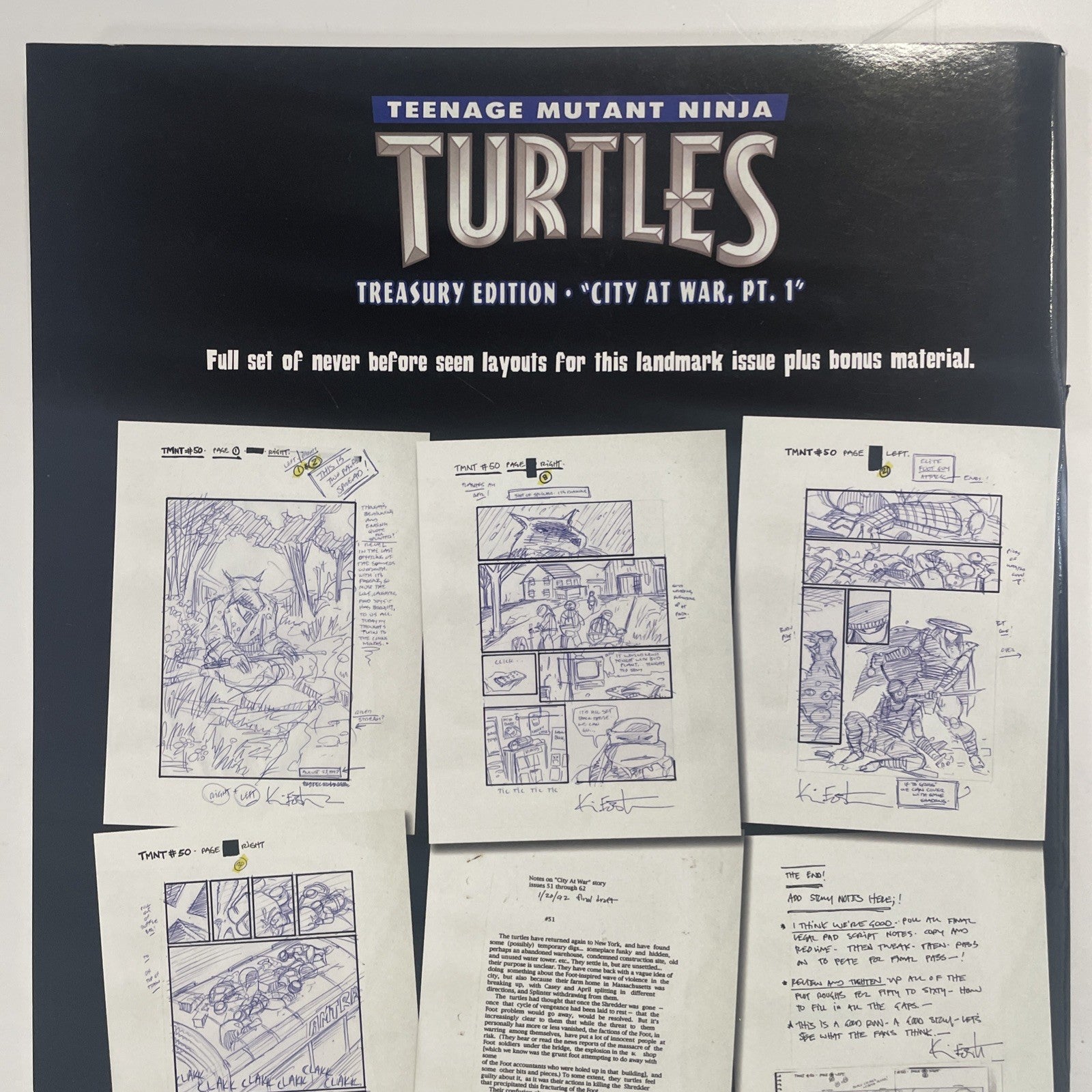 Teenage Mutant Ninja Turtles #50 2013 Treasury Editon Oversized City At War Pt15
