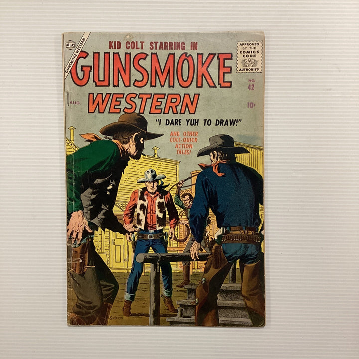 Gunsmoke Western #42 1957 VG+ Marvel Atlas Comics0