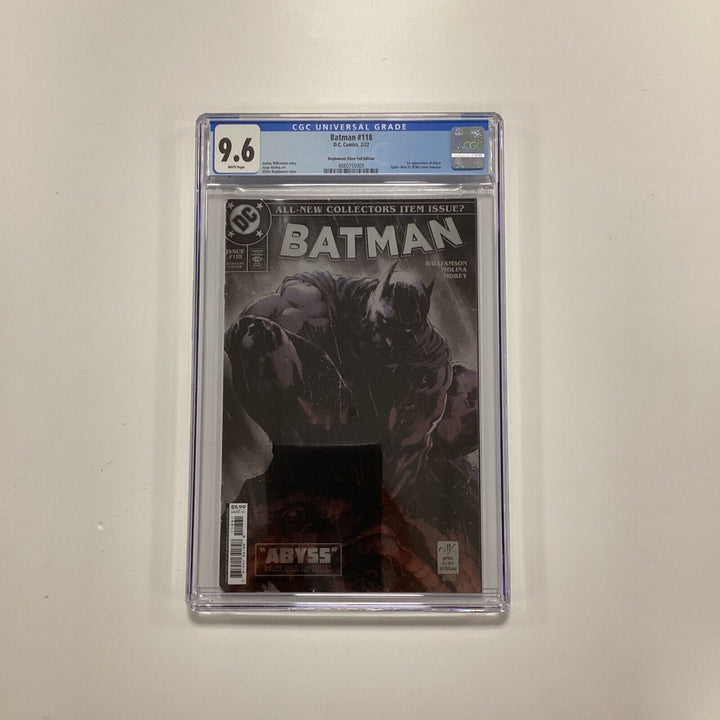 Batman #118 2022 CGC 9.6 Bogdanovic Silver Foil Retailer Incentive 1:100 Variant