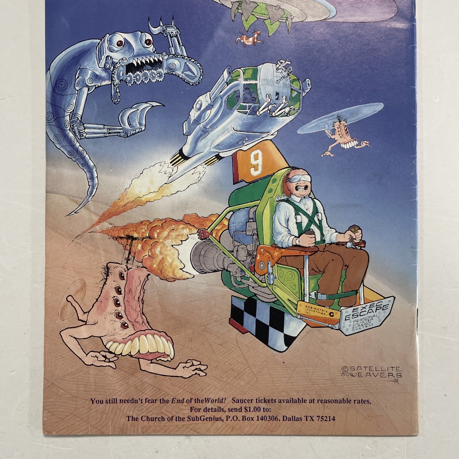 Bob's Favorite Comics Subgenius Comic #1 1989 VG Rip Off Press Paul Mavrides5