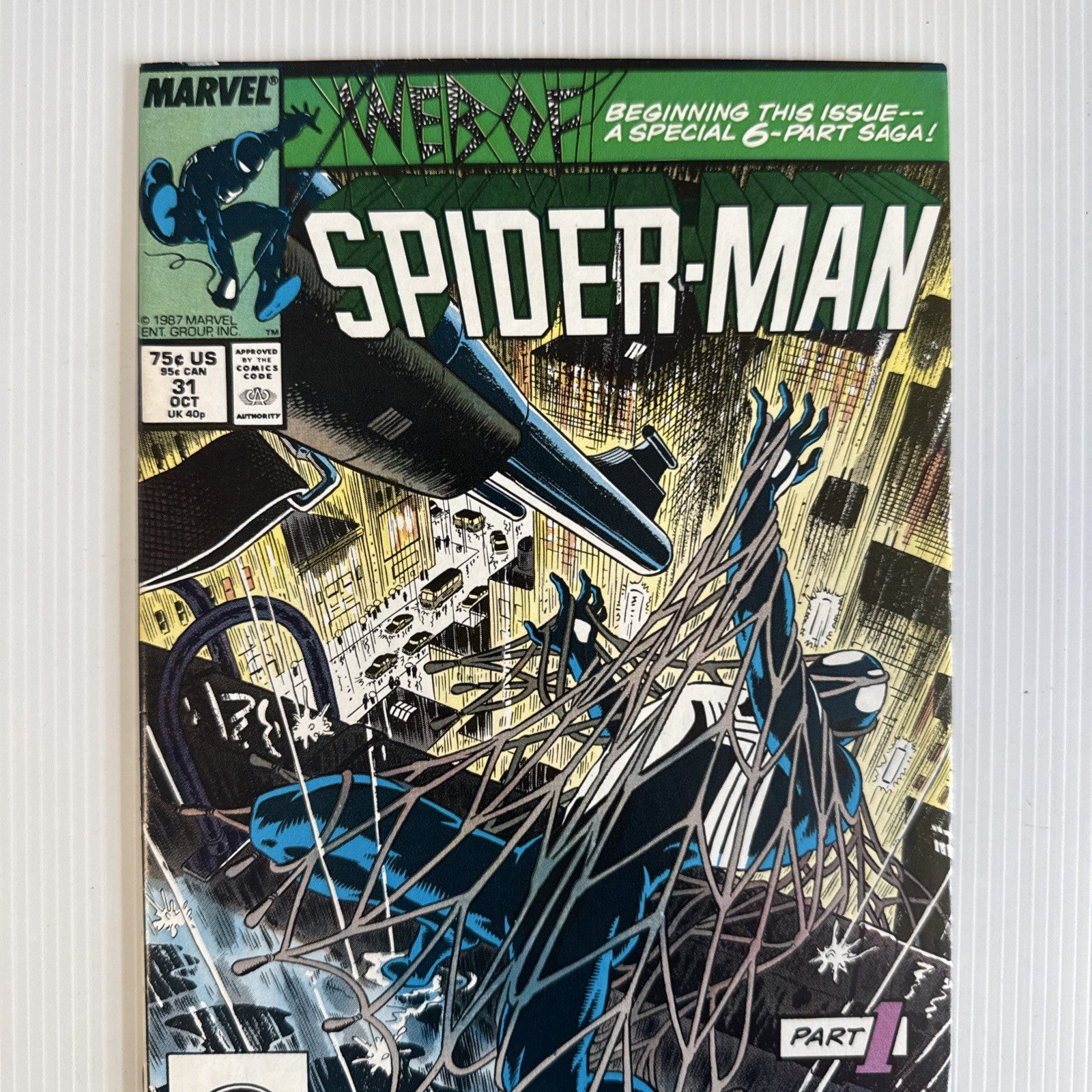 Web of Spider-Man #31 1987 VF Kravens Last Hunt Part 11