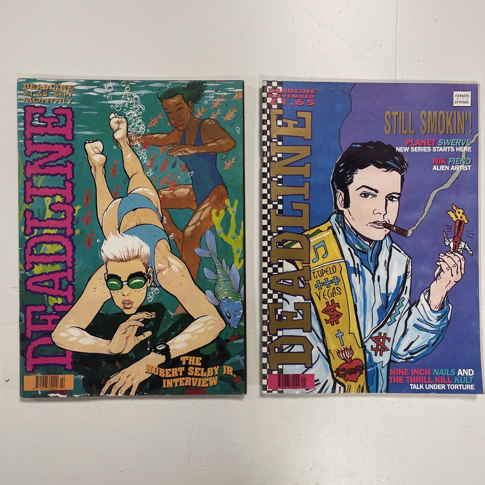 22 issues Deadline #5-9 #14-22 #24 & More 1989 Reader Copies **12