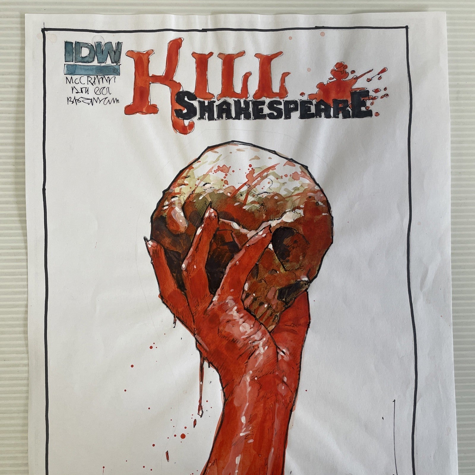 Original Artwork Concept Art based on Kill Shakespeare Sketch by Simon Davis (2)1