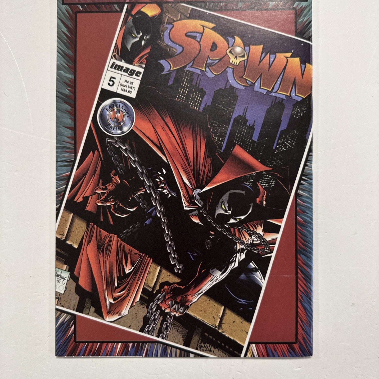 Battleaxe Press Spawn #4 1995 FN+ South African Battleaxe Press Reprint Image6