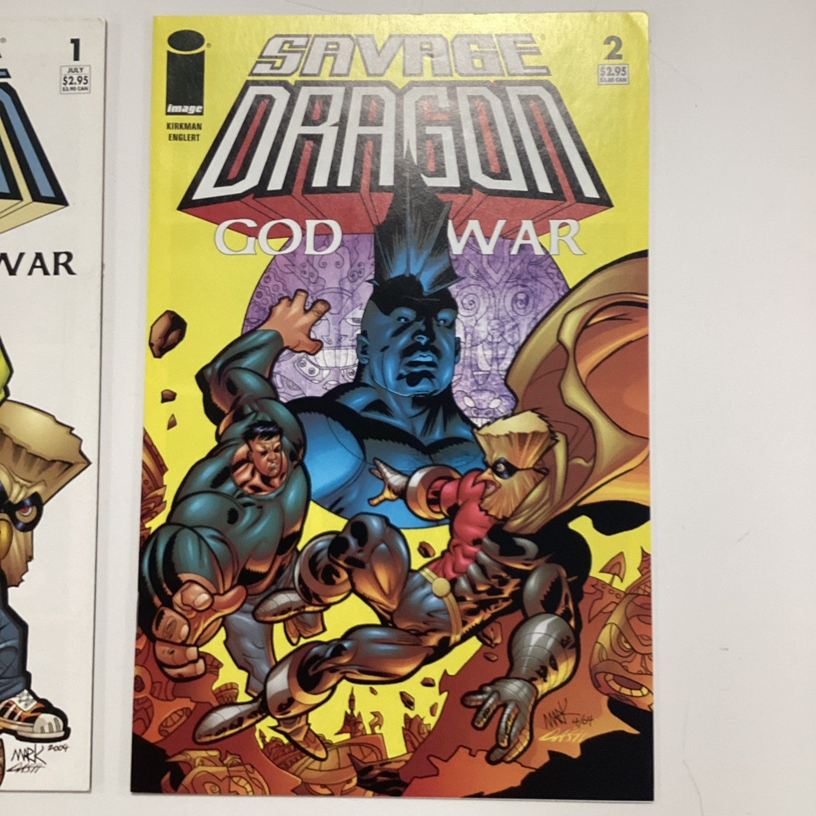 Savage Dragon God War #1-4 2004 Complete Set2