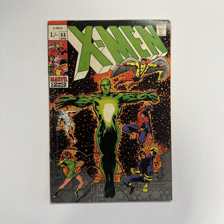 X-Men #55 1969 VG Alex Summers Powers Revealed Pence Copy