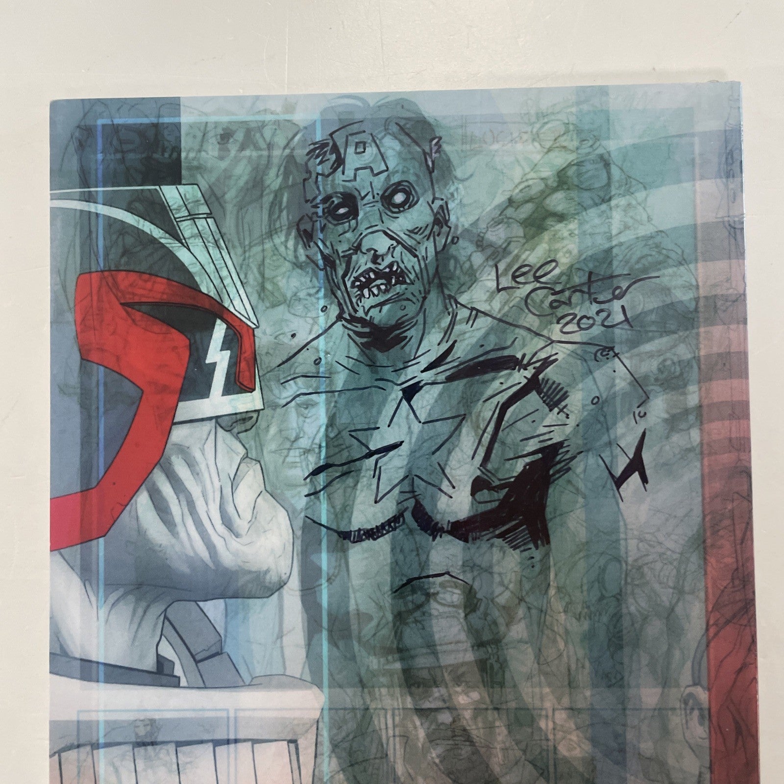 337 Lee Carter Boom A collection of the Random With 4 Signed Prints5