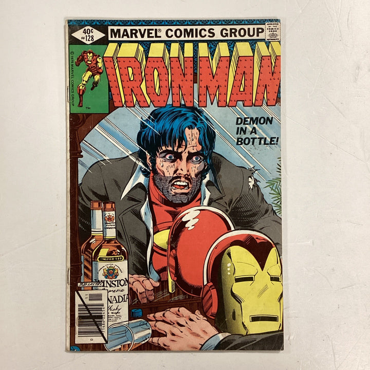 Iron Man #128 1979 VG- Demon In A Bottle0