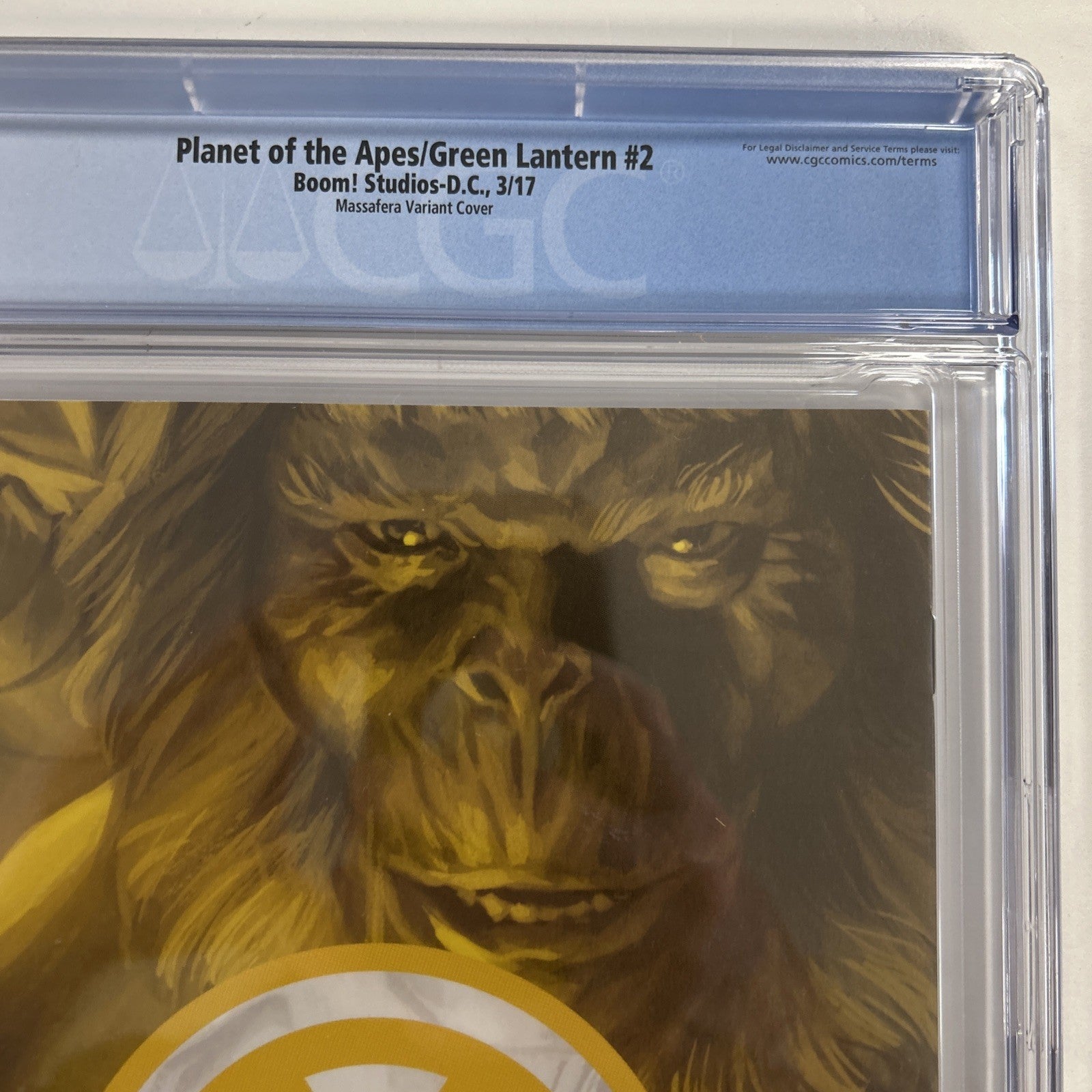 Planet of the Apes/Green Lantern #2 2017 CGC 9.8 Massafera 1:40 Virgin Variant13