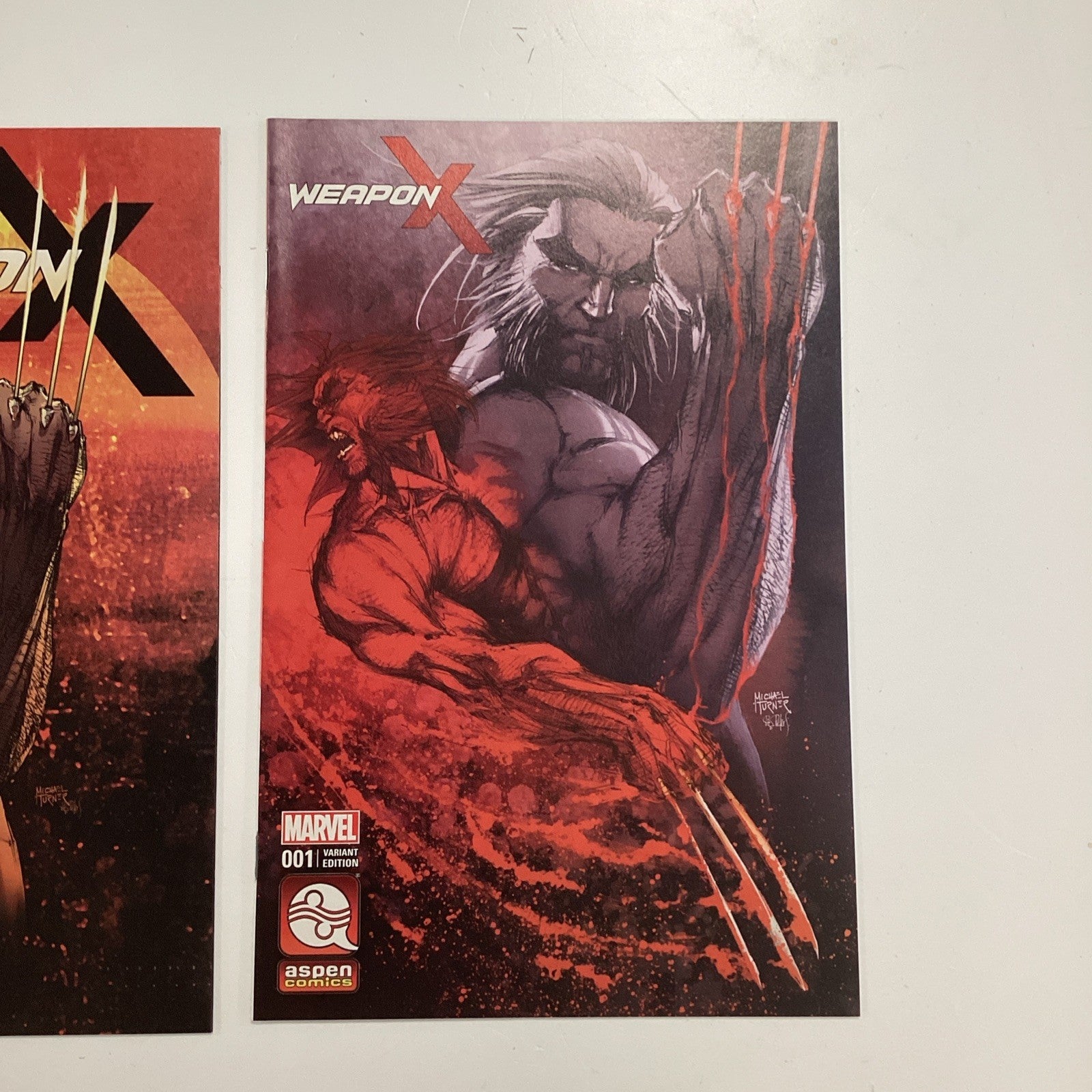 Weapon X #1 2017 NM Aspen Michael Turner Variant A & B Set2