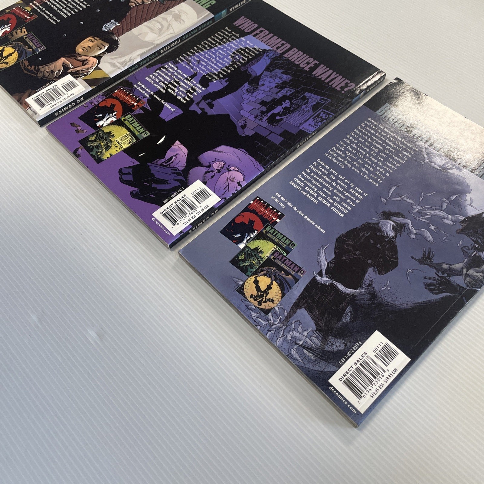 Batman: Fugitive Vol. 1-3 2002 TPB Trade Paperback Graphic Novel Set Complete Se9