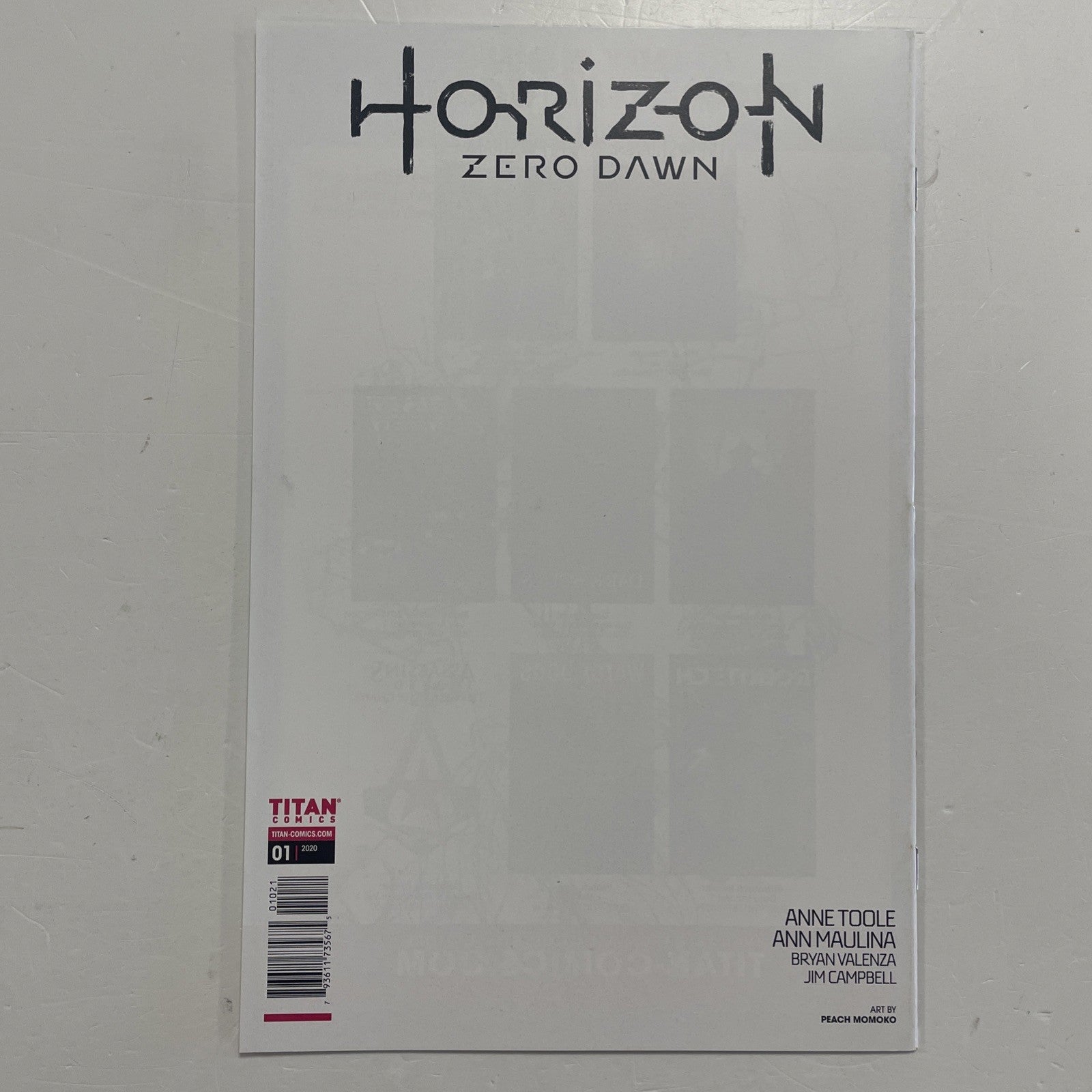 Horizon Zero Dawn #1 2020 NM Peach Momoko SDCC Virgin Connectiong Variant4