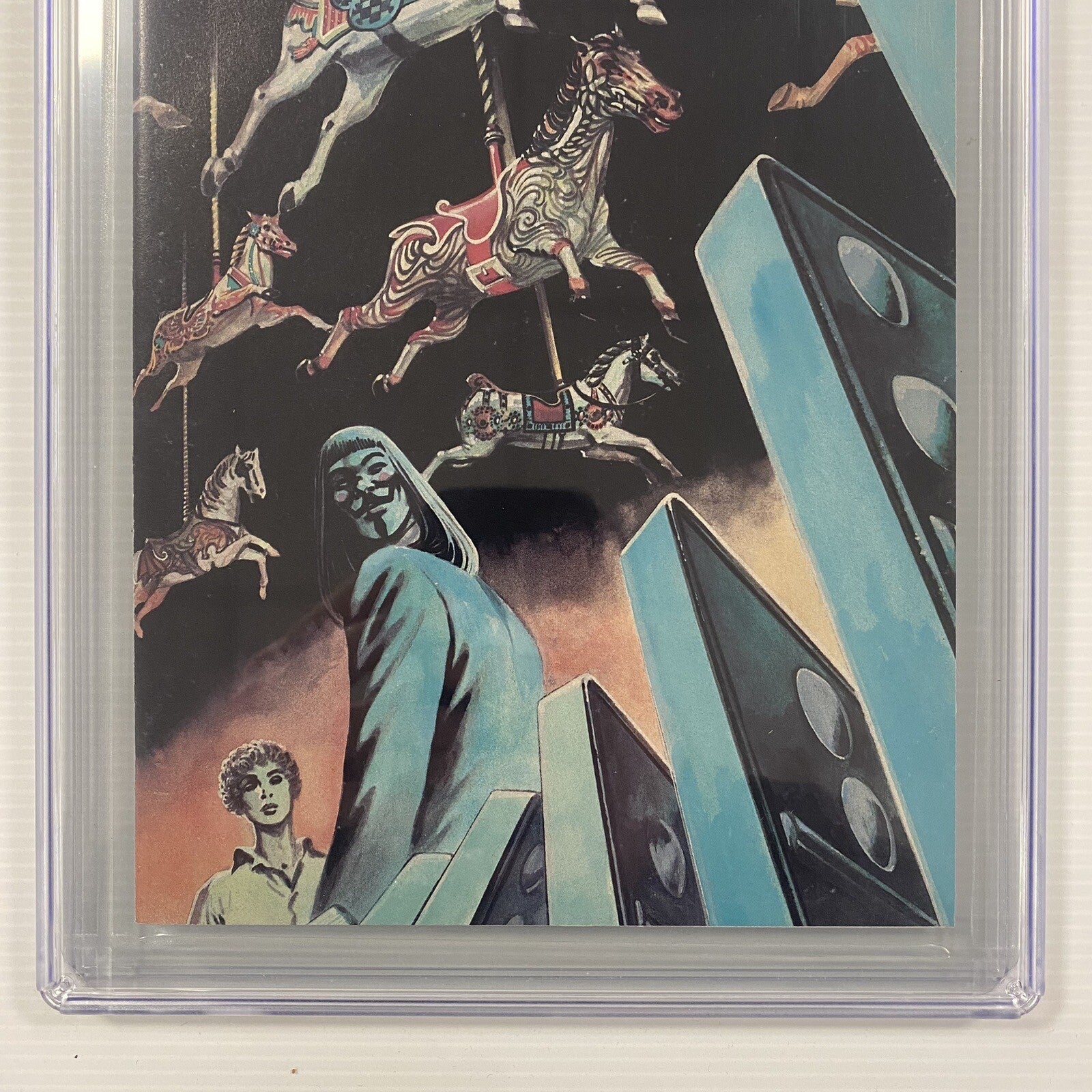 V for Vendetta #8 Vol.1 CGC 9.8 Slabbed Comic. 1989 Cent issue, White Pages2