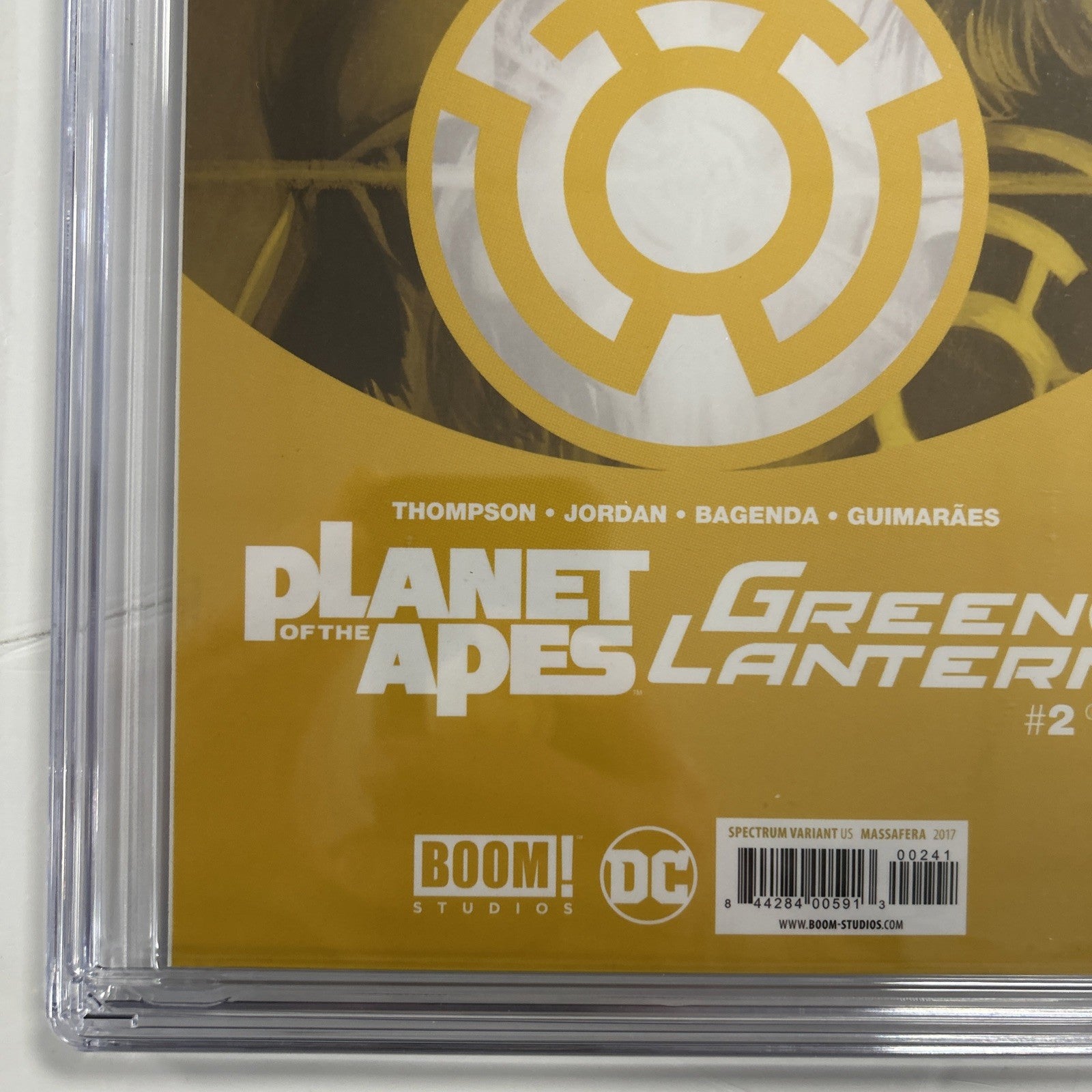 Planet of the Apes/Green Lantern #2 2017 CGC 9.8 Massafera 1:40 Virgin Variant14