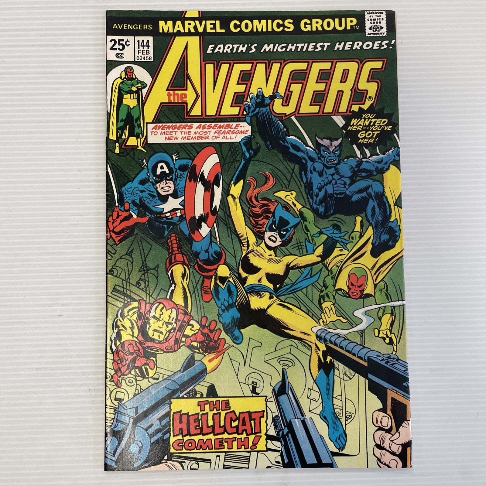 Avengers #144 1976 VF- 1st Appearance of Hellcat0