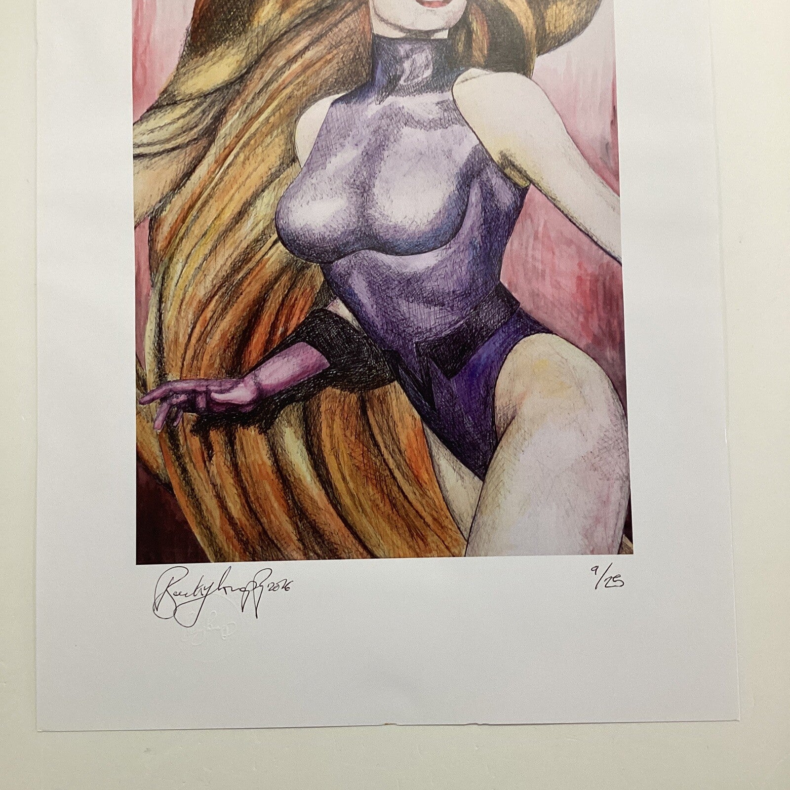 Medusa Signed Art Print by Becky Knapp2