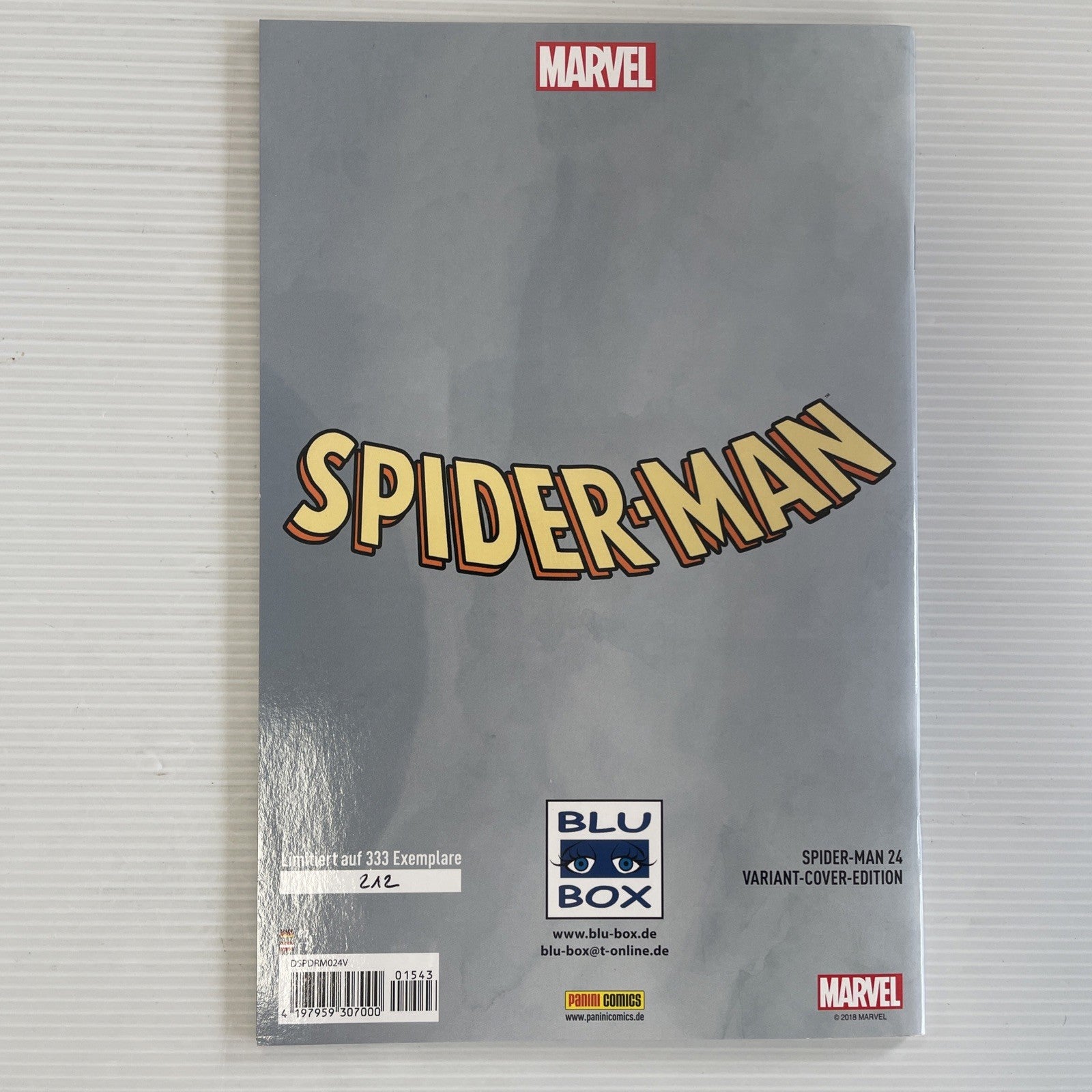 Spider-man #24 2017 NM J. Scott Campbell German Panini Varaint 212/333 copies4