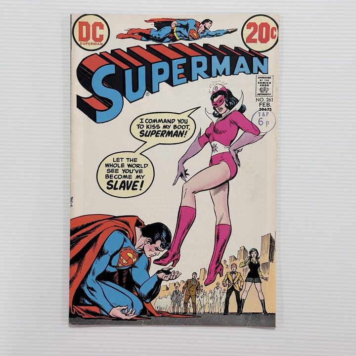 Superman #261 1973 VF- Pence Stamp Star Sapphire Cover Art by Nick Cardy